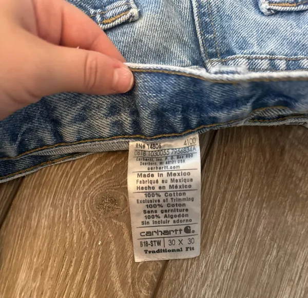Carhartt Vintage Denim Jeans - Image 3