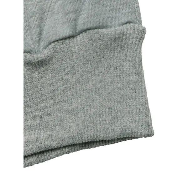 Polo Collar Dropped Shoulder Sweatshirt - Image 9