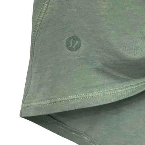 Lululemon Find Your Twist Short Sleeve Shirt Women Size 8 Open Green‎ Lycra - Image 6