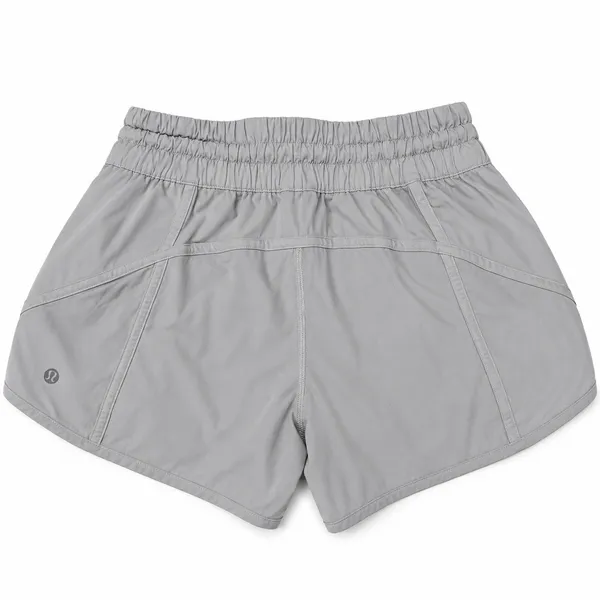 Lululemon Tracker Short V 4" Running Shorts Size 6 in Light Gray - Image 2
