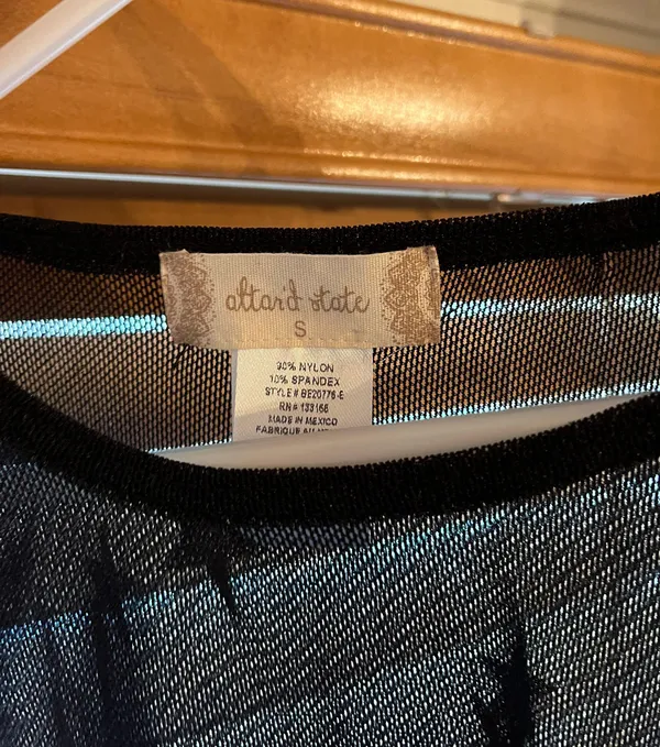 Altar'd State sheer star top - Image 2