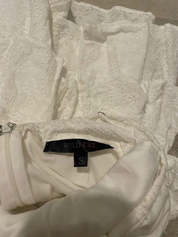 White Eyelet Romper - Image 4