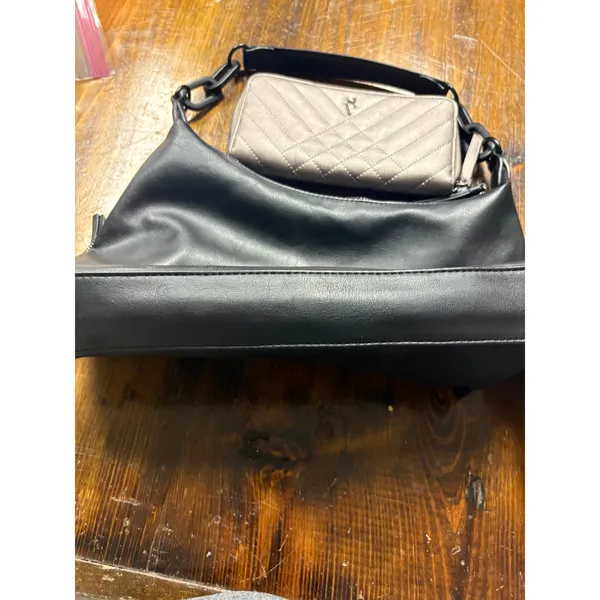 Simply Vera Vera‎ Wang Black Shoulder Bag And Wallet - Image 4