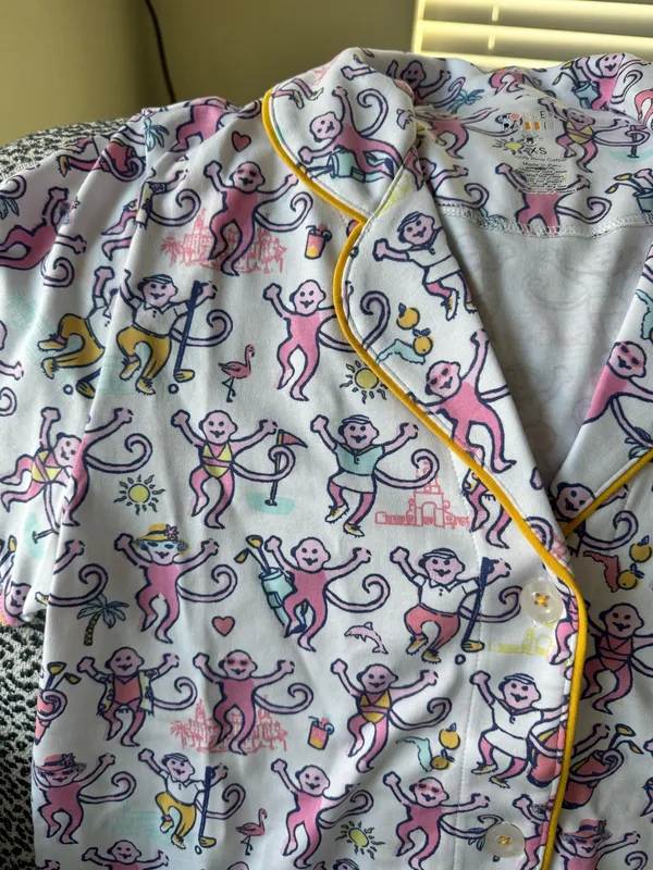 Roller Rabbit Palm Beach Monkey Polo Pajamas - Image 3