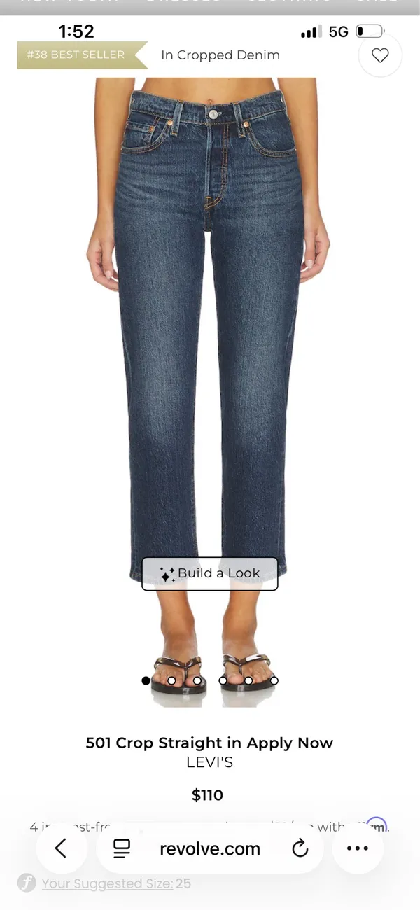 Levi’s 501 Jeans Cropped - Image 5