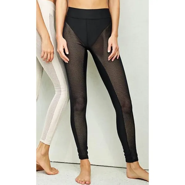 Alo High-Waist Airlift Energize Legging Black Sheer Mesh Cut-Outs Cutouts Tights - Image 7