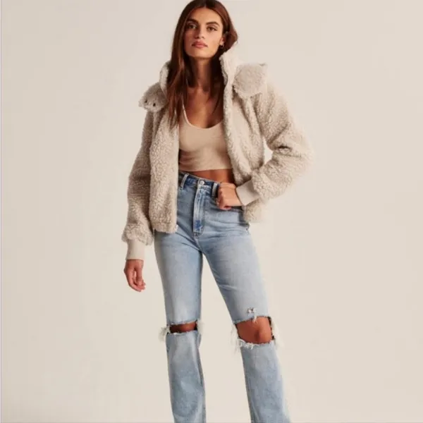 Abercrombie & Fitch Teddy Sherpa Jacket - Image 10