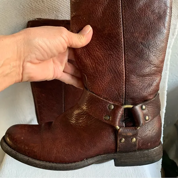 Frye Phillip Harness High boots - Image 5