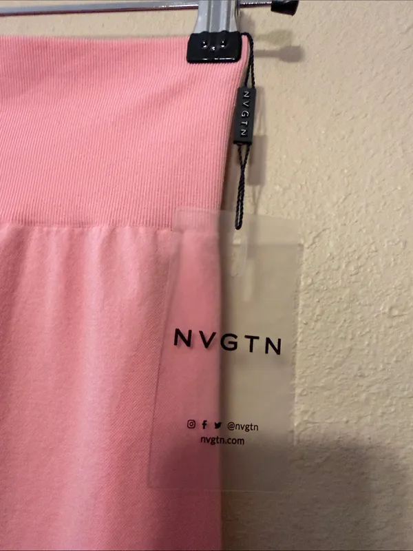 NVGTN Light Pink Leggings Size Small NWT - Image 4