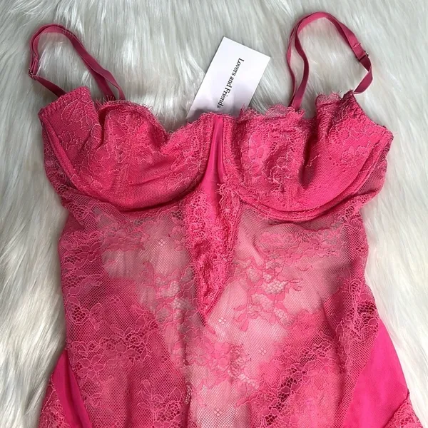 Lovers + Friends Ariella Bodysuit in Rose - Image 3