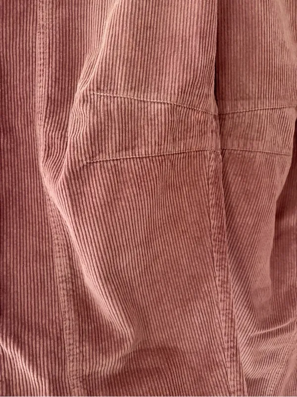We The Free Free People Good Luck Barrel Corduroy‎ Pants Pink 24 Wide Leg EUC - Image 11