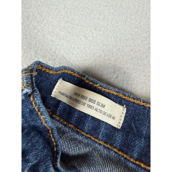 Universal Thread High Rise 90s Vintage Slim Jeans Denim Size 0R 23 Womens - Image 8