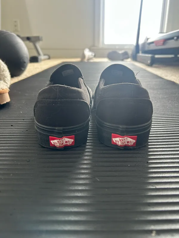 Black Slip-On Vans - Image 3