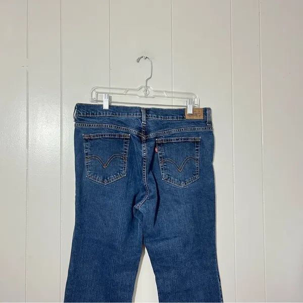Levi’s 515 Bootcut Jeans Women’s Size 14 Medium Wash Mid Rise Denim - Image 8