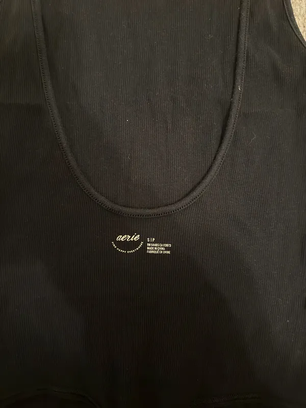 Aerie sleeveless black bodysuit, size small - Image 3