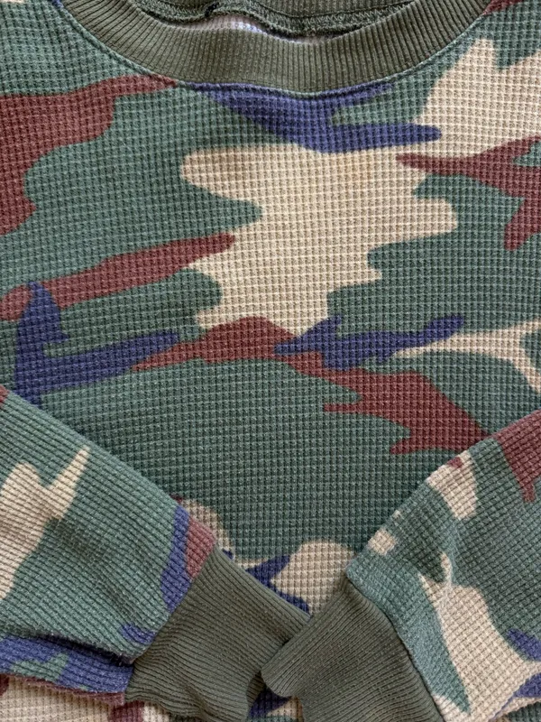 Cropped camo thermal long-sleeve - Image 2