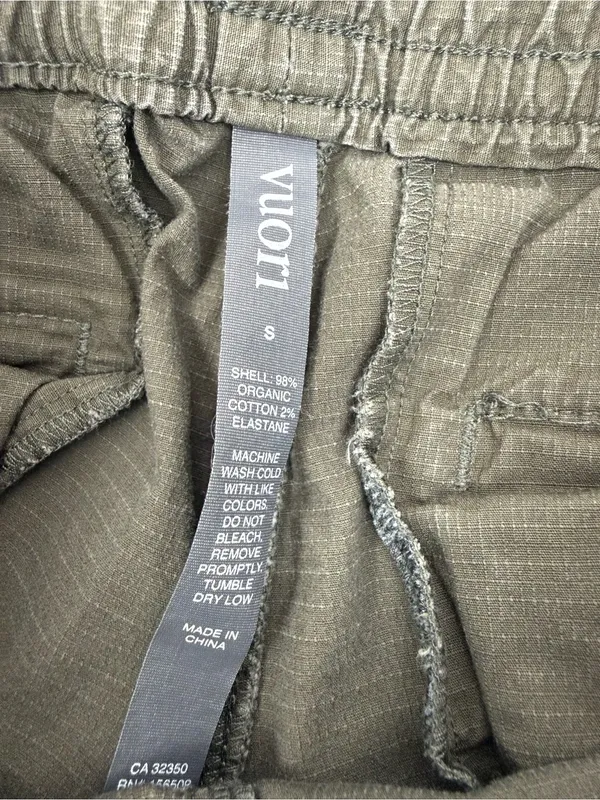 Vuori Ripstop Pant Oregano Olive Green - Image 14