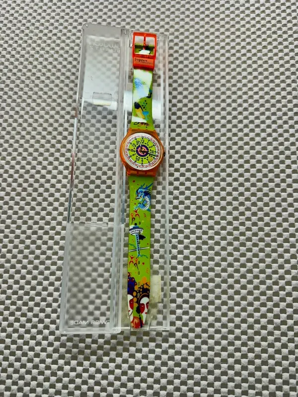 Swatch Watch Sea Traffic GO101 Vintage 1994 - Image 4
