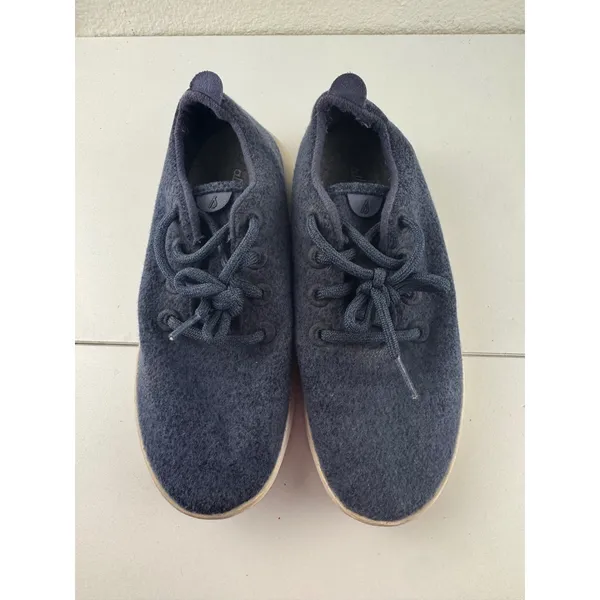 Allbirds Wool Runners Womens Size 7 Navy Blue Walking Shoes‎ Sneakers - Image 2