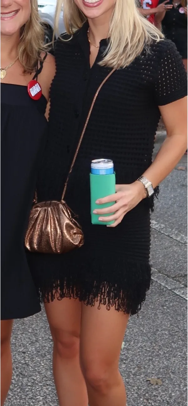 Black fringe two piece set - Image 3