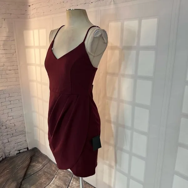 Lulu’s NWT Forever Your Girl Plum Purple Bodycon Dress Size medium - Image 5