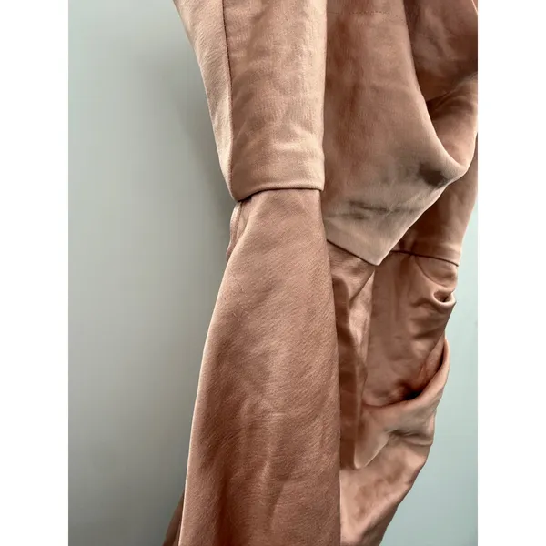 Significant Other Aria Draped Asymmetrical Gown Women's‎ 6 Nougat Formal - Image 9