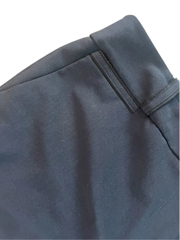 Ann Taylor Navy Straight-Leg Margo Dress Trousers - Image 4
