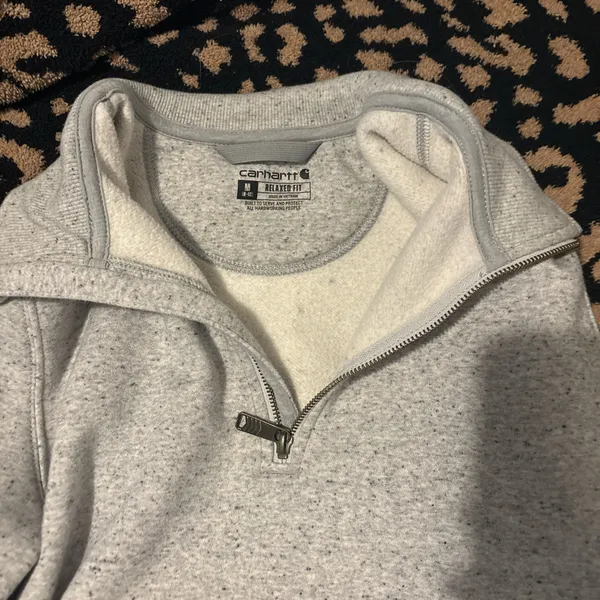 1/4 zip carhartt pullover - Image 3
