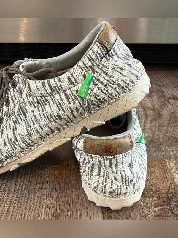 Twisted X Women’s Zero X White Grey Sneakers Slip On Lace Up Comfort Size 10 - Image 4