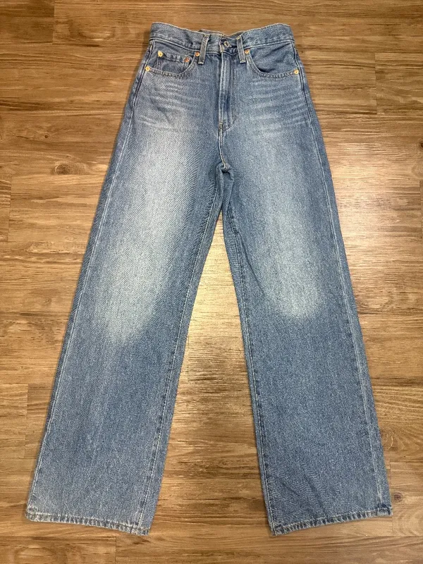 Levi’s Premium Ribcage Wide Leg Jeans Not The Same W25 L32 Big E - Image 2
