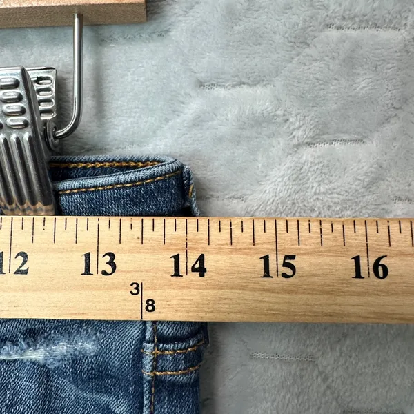 Pilcro and the Letterpress Anthropologie Womens Stet Bootcut Jeans Size 27 Mid Rise Y2K Indie Sleaze - Image 8