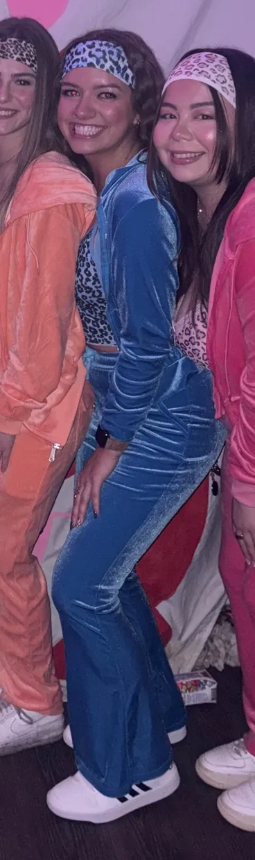 Velvet bell bottoms Blue Size M - Image 3