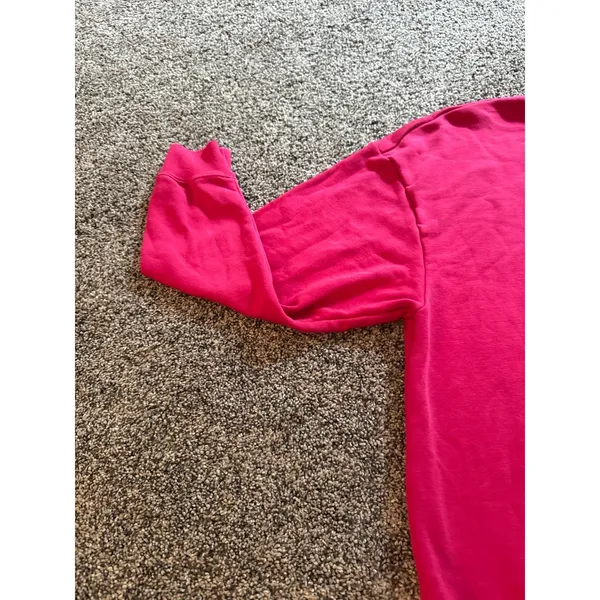 Nike Women's Pink Crewneck Sweatshirt Pullover Size Small - Image 4