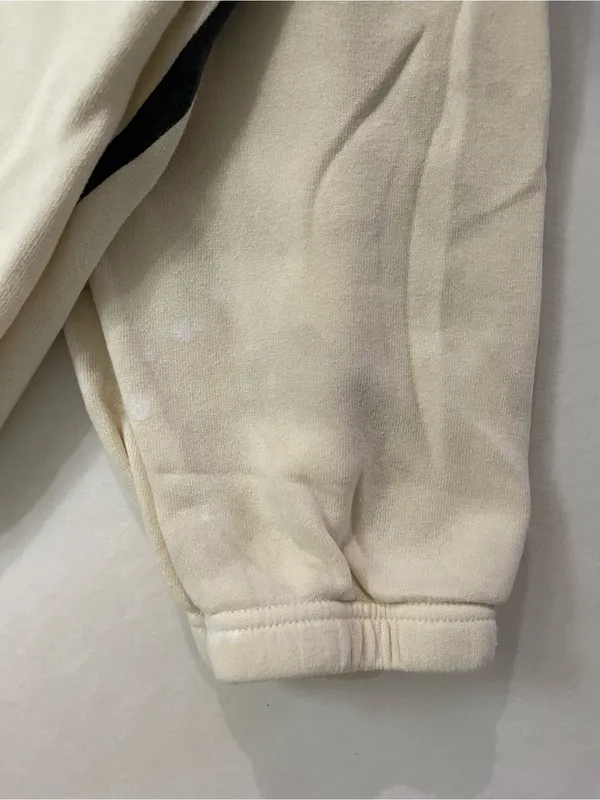 Aviator Nation Lightning Bolt Jogger Sweatpants vintage white Size L - Image 11