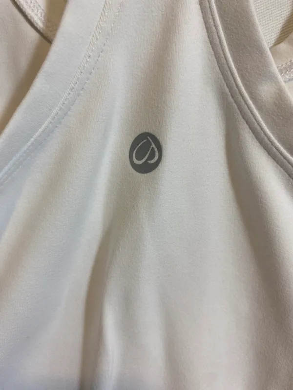 Amazon White Crazy Yoga Fitted Tank Top - Image 4