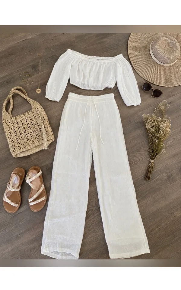 Lulus White Two-Piece Set - Image 2