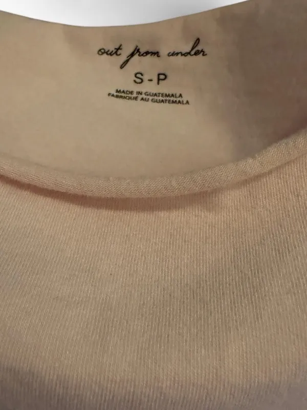 Urban Outfitters Baby Pink Cap Sleeve Crop Top - Image 3