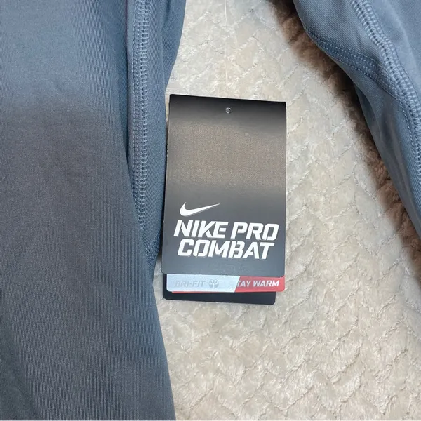 Nike Pro Dri-Fit Womens Long Sleeve Compression Shirt Gray NWT | Activewear‎ - Image 7