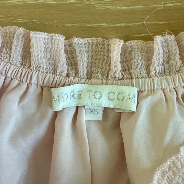 More To Come Sammy Bloomers Short Matching Set Size XS in Blush Pink - Image 2