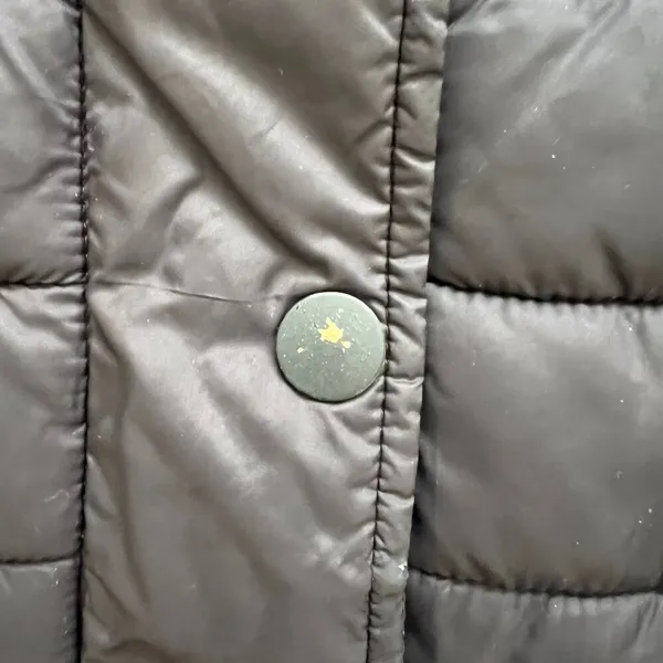 Superdry‎ Original Fuji Black Puffer Jacket Womans Size US 6 Double Zipper - Image 3