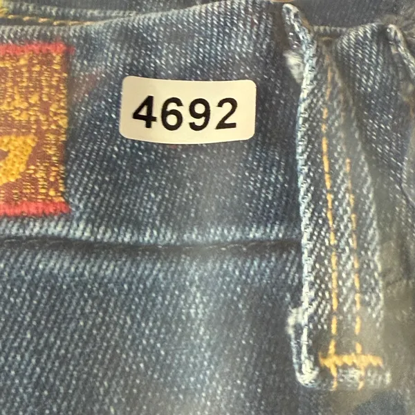 7 For All Mankind The‎ Super High Waist Skinny Jeans Dark Wash Size 25 - Image 14