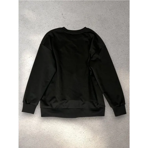 "Kinda Emotional" Flower Skull Sweatshirt Women’s M Black Gothic Emo Grunge Girl - Image 4