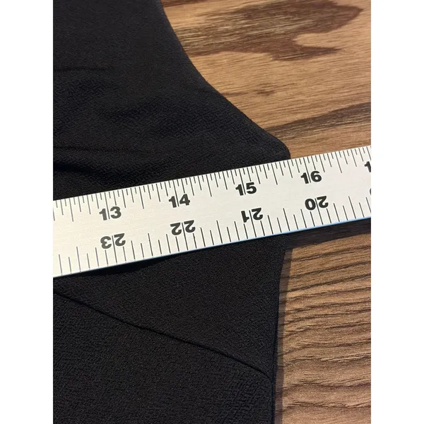 Birdy Grey Black V Neck Sleeveless Maxi Dress Side Slit Formal‎ Evening M - Image 11