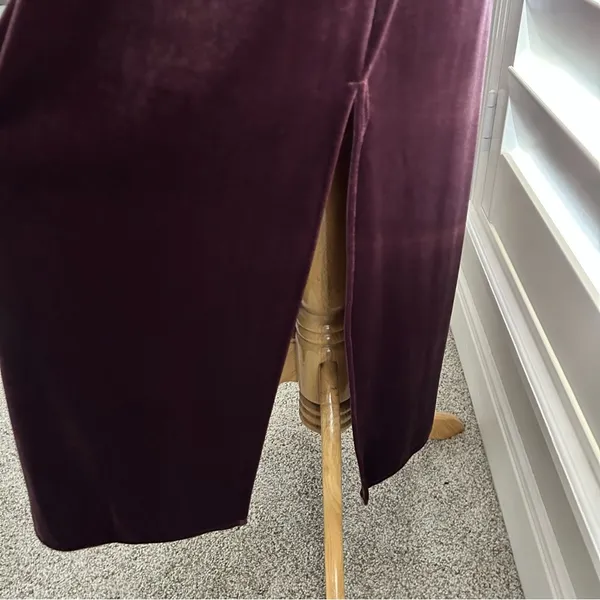 Taylor Purple Crushed Velvet Dress 8 - Image 7