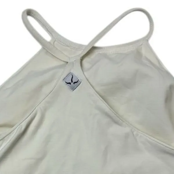 Prana Women's Halter Neck White Sleeveless Tank Top Size S size tag‎ missing - Image 5
