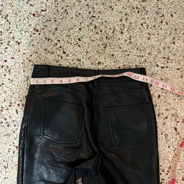 Aritzia Wilfredthe Melina high waist vegan leather pants black 4 - Image 10