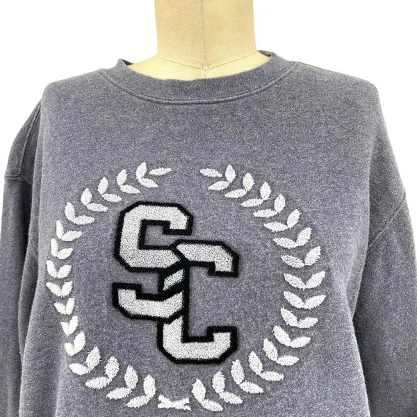 Soul by Soul Cycle University‎ Crewneck Sweatshirt Blue Size Small - Image 4