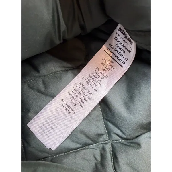 Patagonia Women's Diamond Quilted Parka Basin Green Size XS NEW ($269 Retail) - Image 5