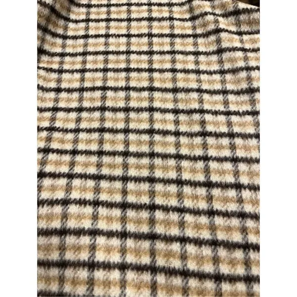 Joie outer wear coat brown plaid medium NWT - Image 5