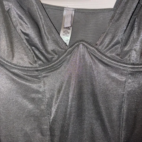 Skims metallic finish slip dress. - Image 2